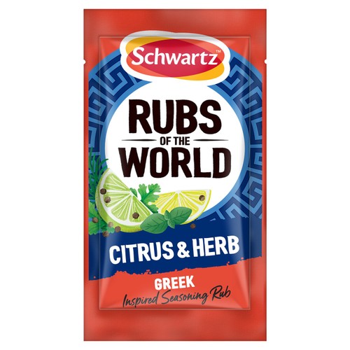 Schwartz Rubs of the World Greek Citrus & Herb Seasoning Rub 24g
