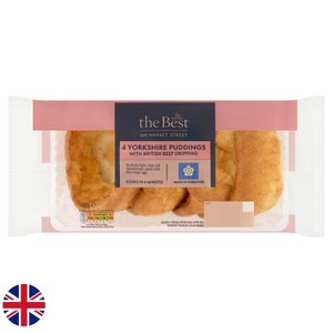 Morrisons The Best 4 Beef Dripping Yorkshire Puddings