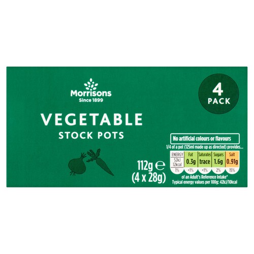 Morrisons Vegetable Stock Pots