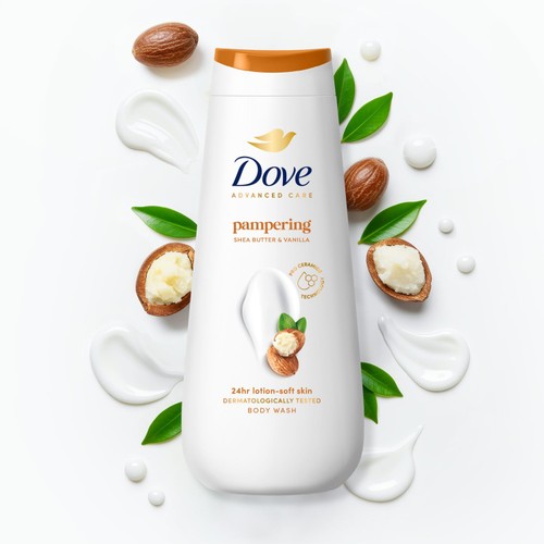 Dove Pampering Advanced Body Wash Shower Gel Shea & Vanilla  400ml