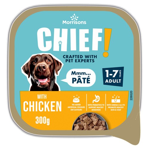 Morrisons Dog Food Chicken Pate