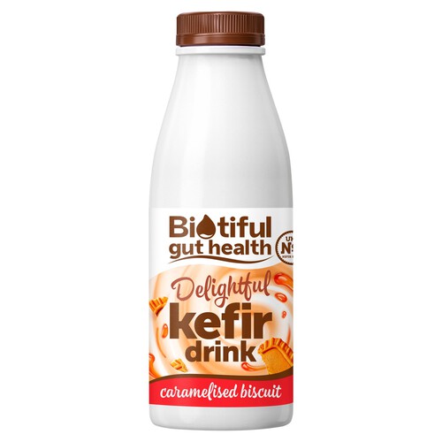 Biotiful Kefir Drink Delightful Caramelised Biscuit 