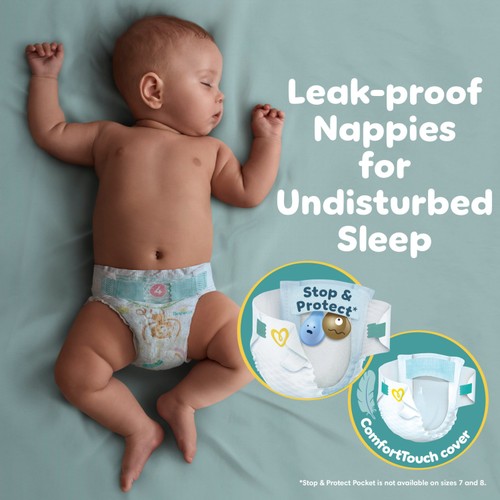 Pampers Baby-Dry Size 3, 50 Nappies, 6kg-10kg, Essential Pack