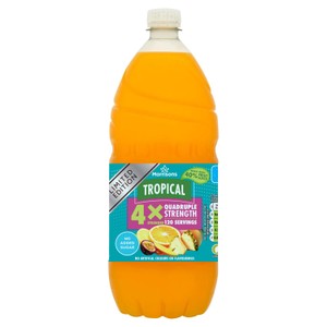 Morrisons Tropical Quadruple Concentrate Squash 1.5L