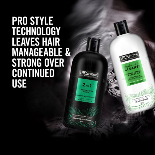 Tresemme Cleanse & Replenish 2 in 1 Shampoo & Conditioner 900ml