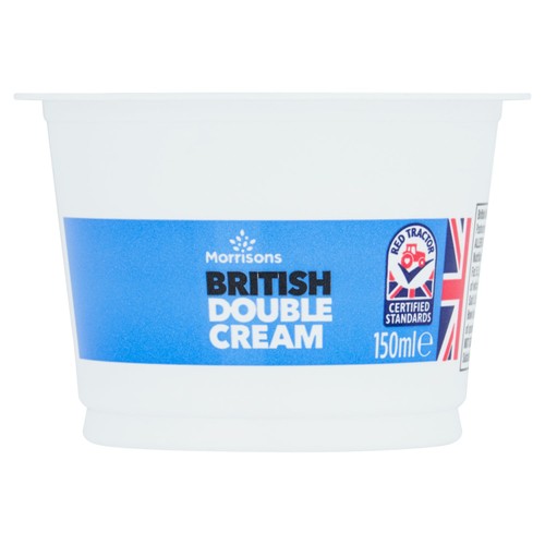 Morrisons british double cream