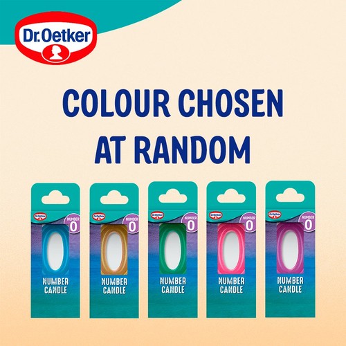 Dr. Oetker Number 0 Candle