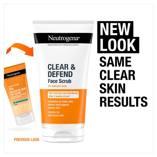 Neutrogena Clear & Defend Facial Scrub 150ml