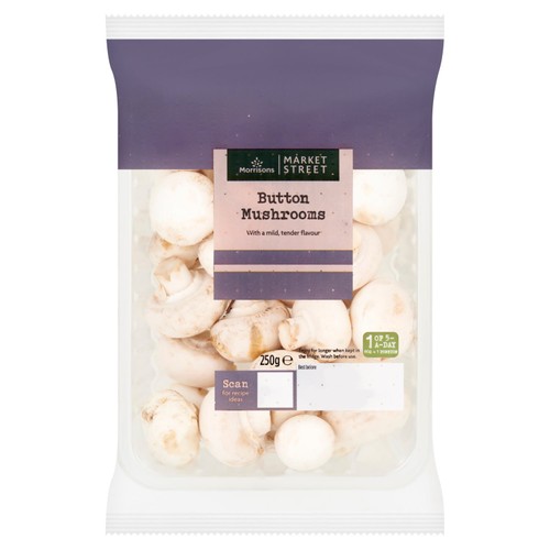 Morrisons button mushrooms