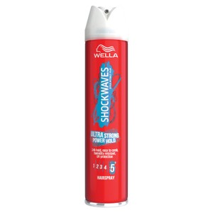 Wella Shockwaves Ultra Strong Power Hold Hairspray 250ml - 5
