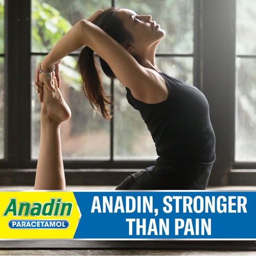 Anadin Paracetamol Pain Killer Aches Fever & Flu Tablets