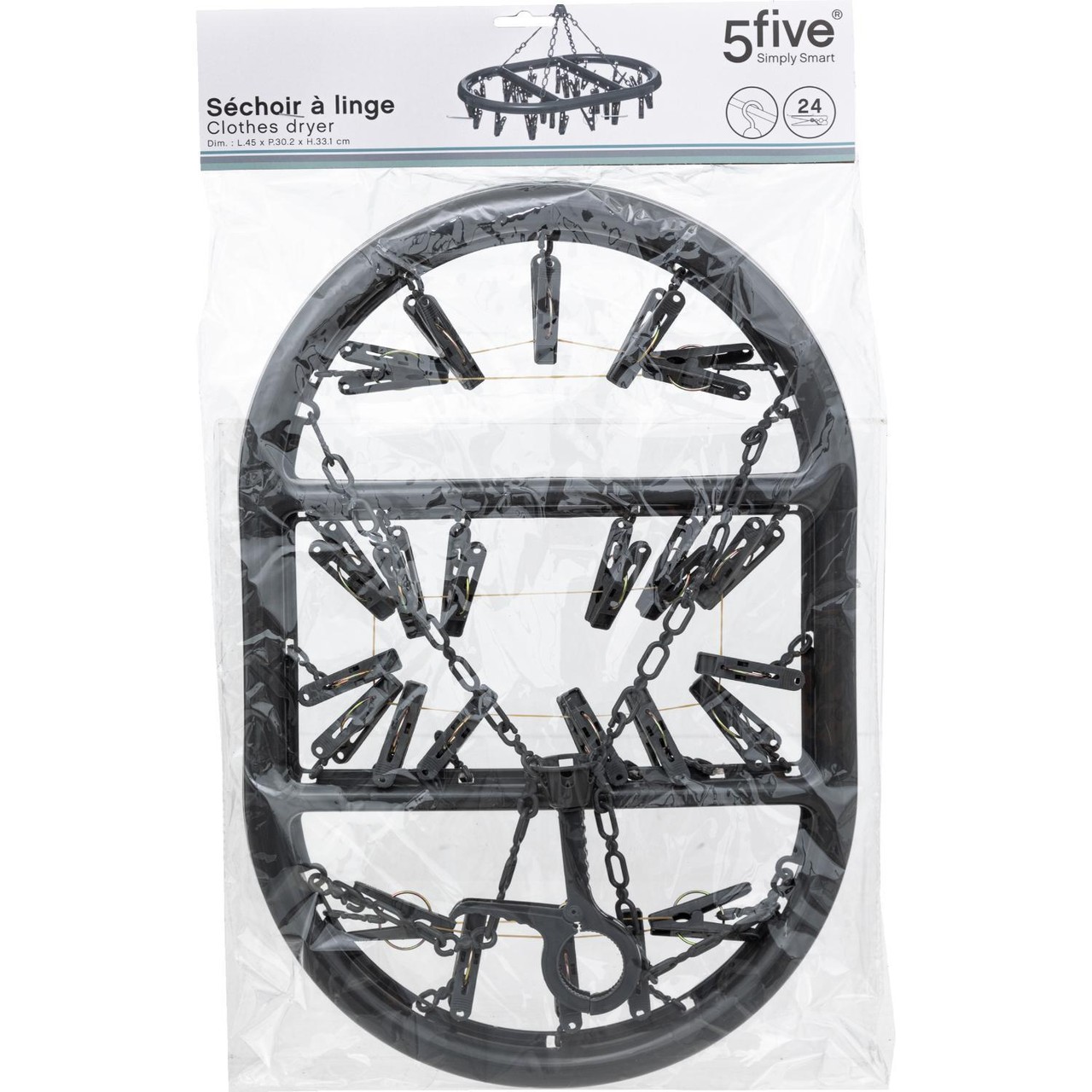 JJA Clothes Dryer Hanger 24 Pegs