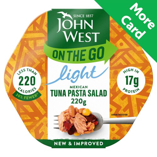   John West On The Go Mexican Tuna Bean Salad Gluten Free (220g)