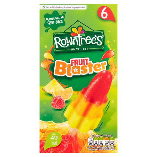 Rowntrees Fruit Blaster Ice Lollies 