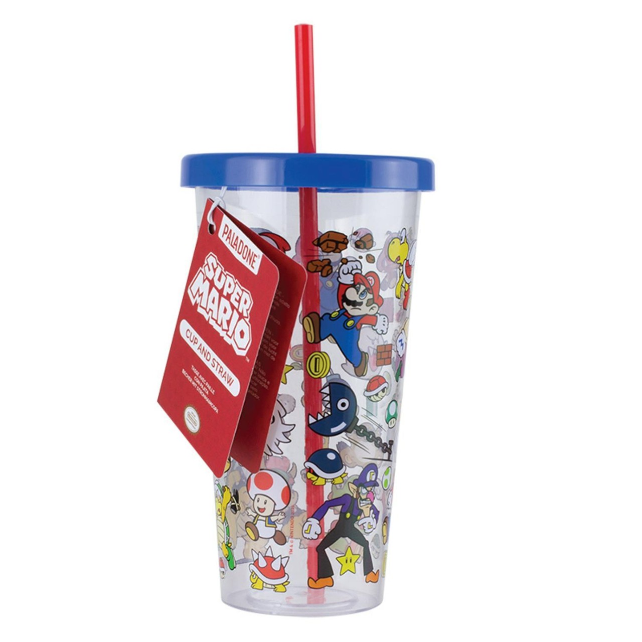 Super Mario Cup And Straw