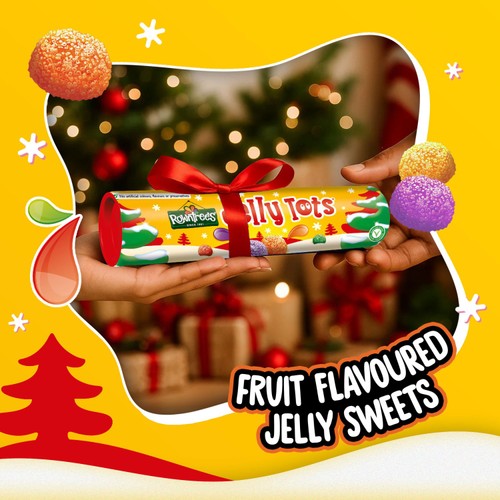 Rowntree's Jelly Tots Sweets Giant Tube 115g