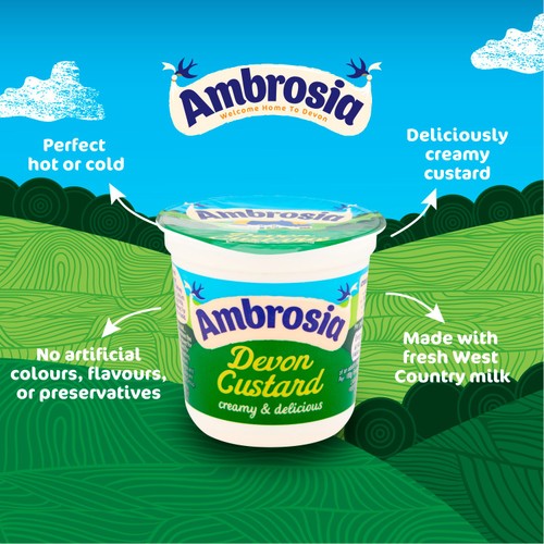 Ambrosia Devon Custard Dessert Snack Pot 150g