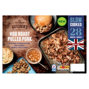 Morrisons Market Street Hog Roast Pulled Pork Slow Cooked 410g