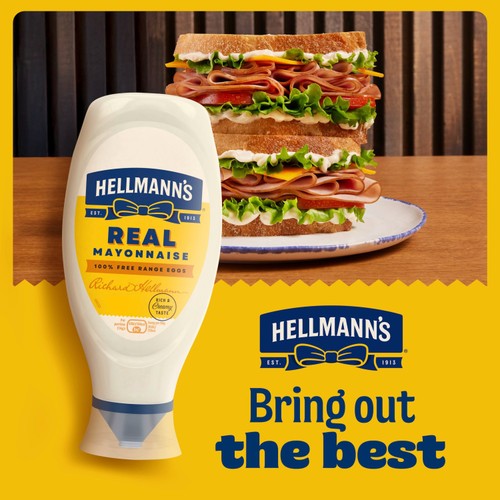 Hellmann's Real Squeezy Mayonnaise 430ml