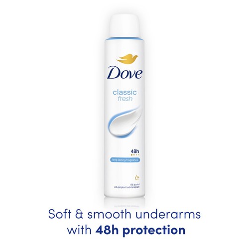 Dove Women Antiperspirant Deodorant Classic Aerosol 200ml