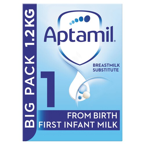 Aptamil 1 First Infant Baby Milk Formula Powder from Birth Big Pack