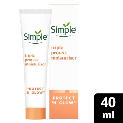 Simple Triple Protect Moisturiser Spf 30 Protect 'N' Glow