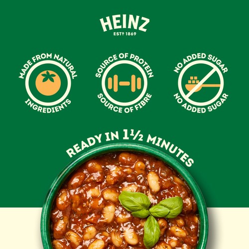 Heinz Tomato Cannellini Beans M/Wave Pouch
