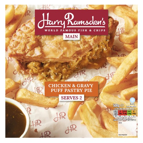 Harry Ramsdens Puff Pastry Chicken Gravy Pie