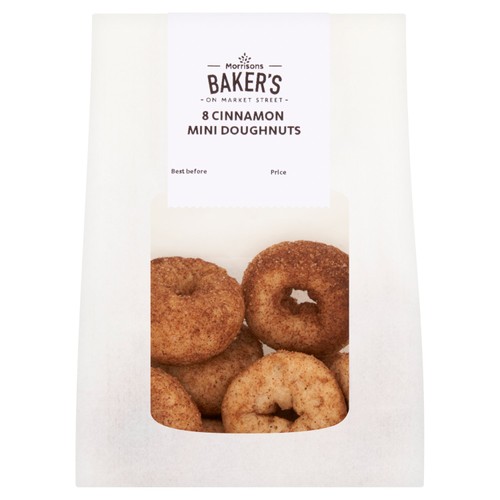 Morrisons 8 cinnamon mini doughnuts