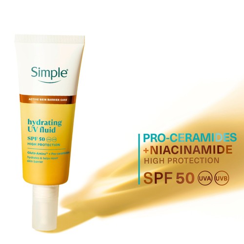 Simple SPF Moisturiser Hydrating Fluid 40ml