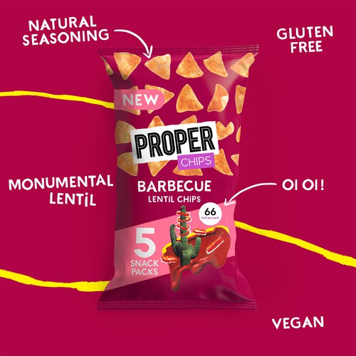 Properchips BBQ Lentil Chips 