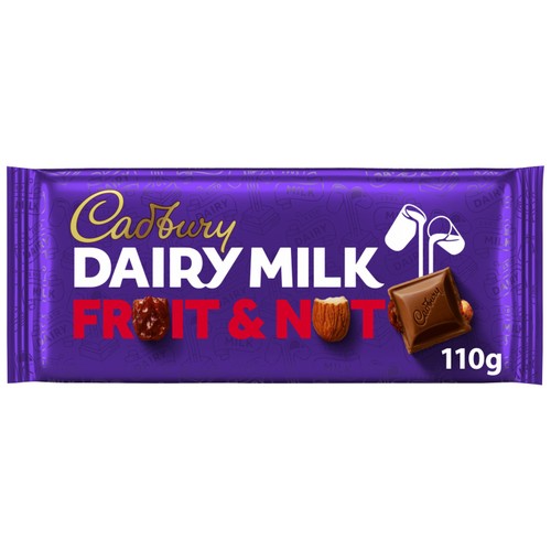 Cadbury Dairy Milk Chocolate Fruit & Nut Bar