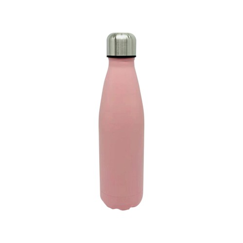 Nutmeg Home Double Wall Water Bottle Pink 500ml