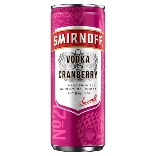Smirnoff Vodka & Cranberry