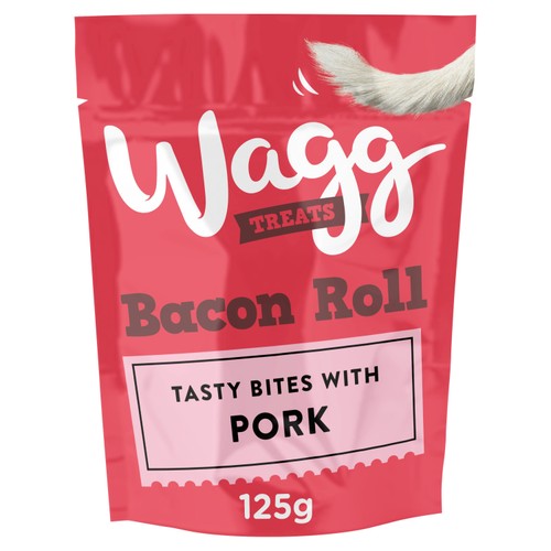 Wagg bacon roll dog treats