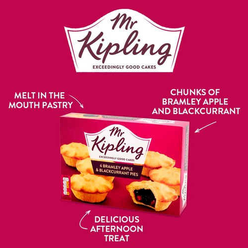 Mr Kipling Apple & Blackcurrant Pies 