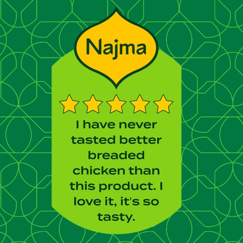 Najma Spicy Breaded Chicken Fillets 300g