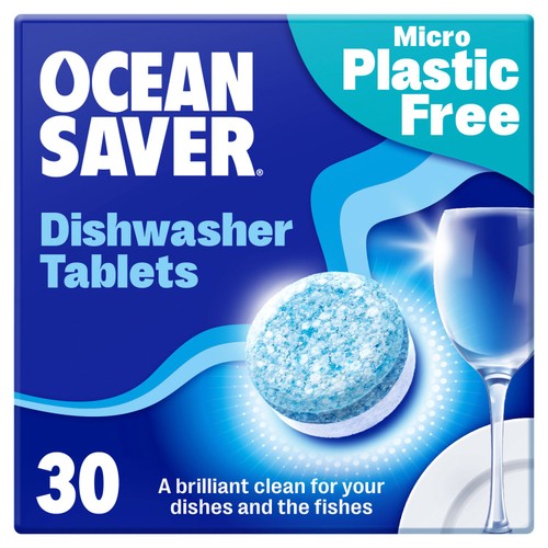 Oceansaver Plastic Free 30 Eco Dishwasher Tablets 420G