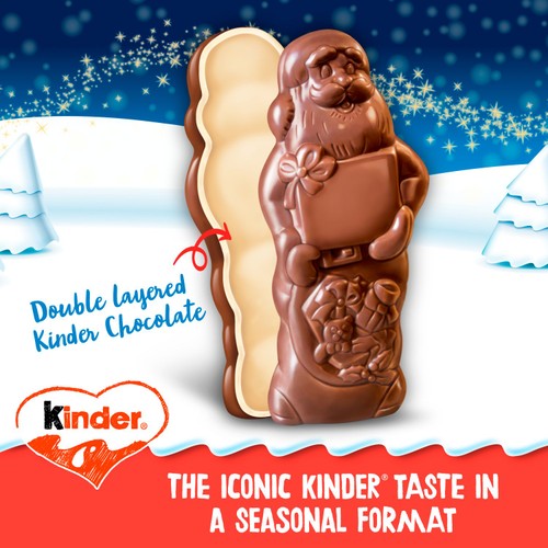 Kinder Milk Chocolate Christmas Santa Gift 110g