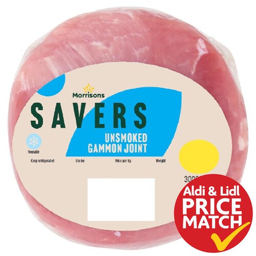 Morrisons Savers Unsmoked Gammon Joint 