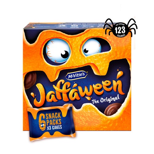 McVitie's Jaffa Cakes Original Handy Packs Biscuits 6 x Packs of 3