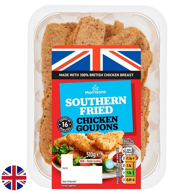 Morrisons British Southern Fried Chicken Goujons 510g