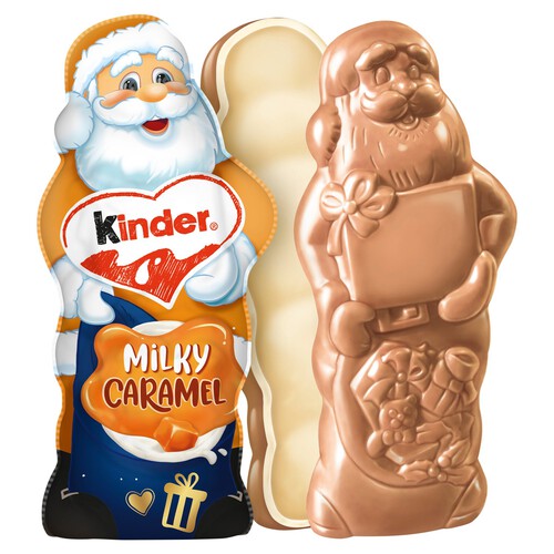 Kinder Milky Caramel Chocolate Santa Figure