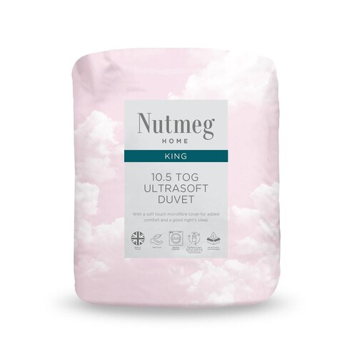 Nutmeg Home Ultrasoft 10.5 Tog Duvet King