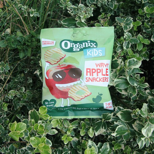 Organix Kids Wavy Apple Snackers 15g