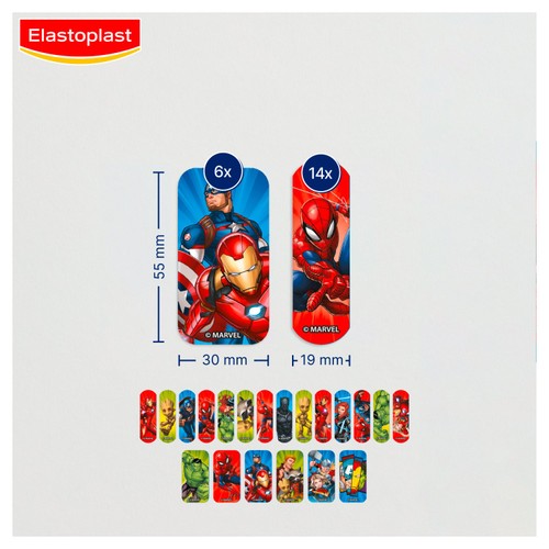 Elastoplast Marvel Kids Assorted Plasters 