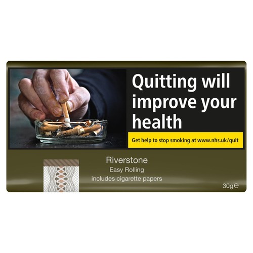 Riverstone easy rolling tobacco includes cigarette papers