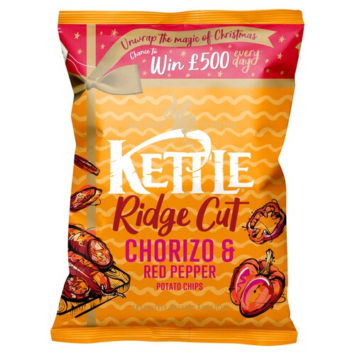 Kettle Chorizo & Red Pepper Ridge Cut Sharing Crisps