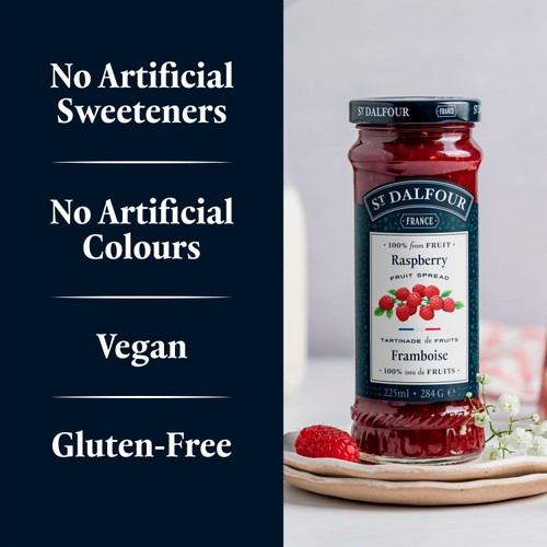 St Dalfour Raspberry Jam 284g