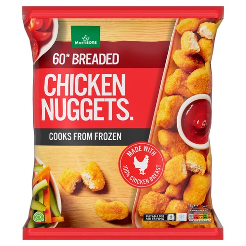 Morrisons 60 Breaded Chicken Nuggets